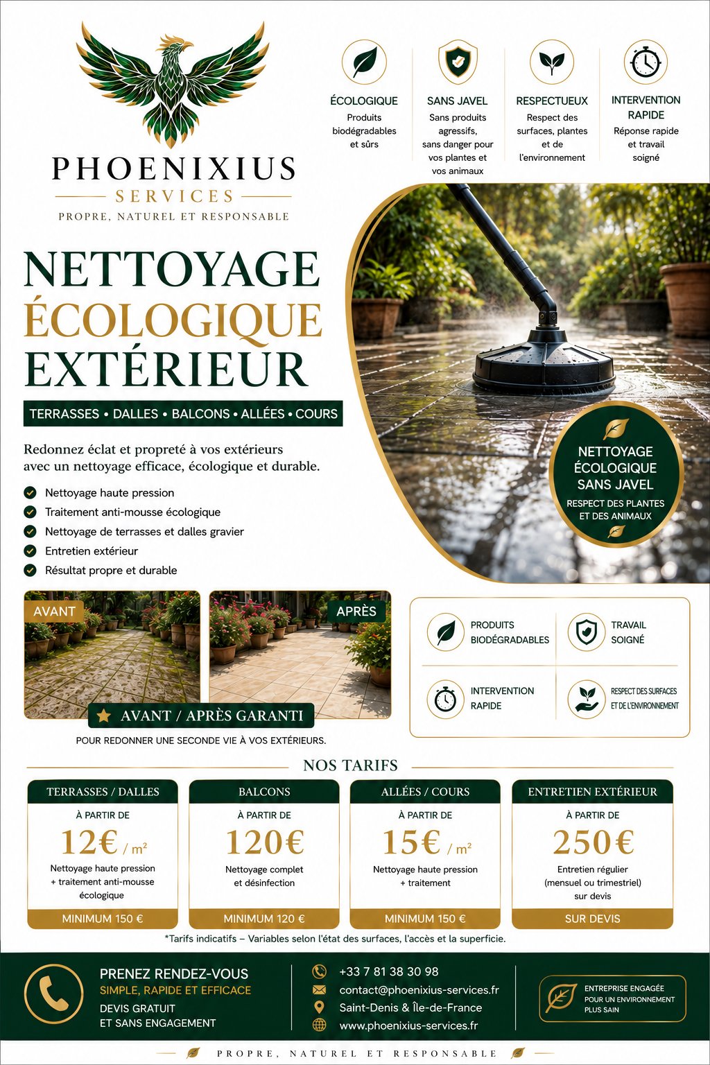 Brochure Nettoyage écologique extérieur