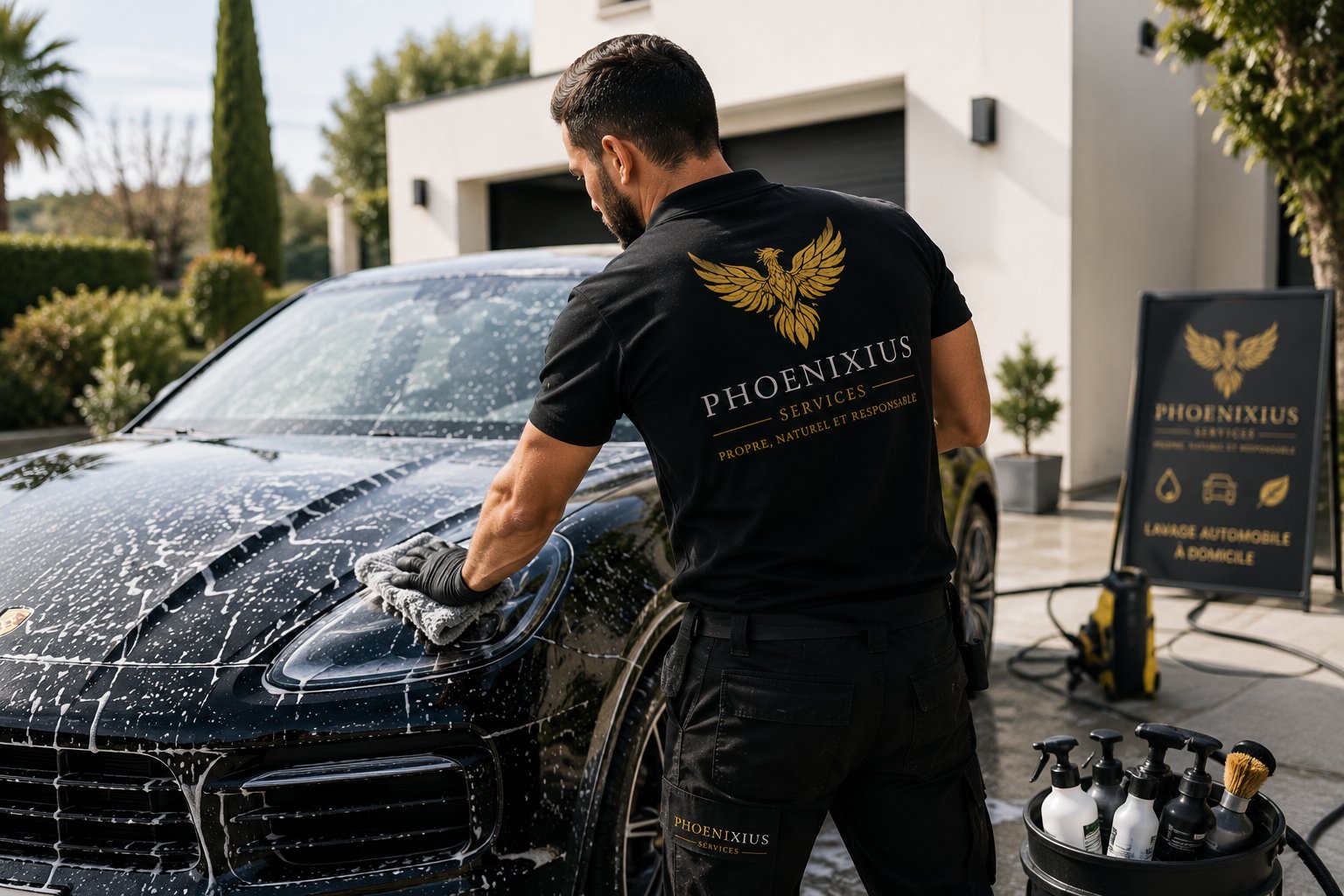Lavage automobile à domicile - Phoenixius Services